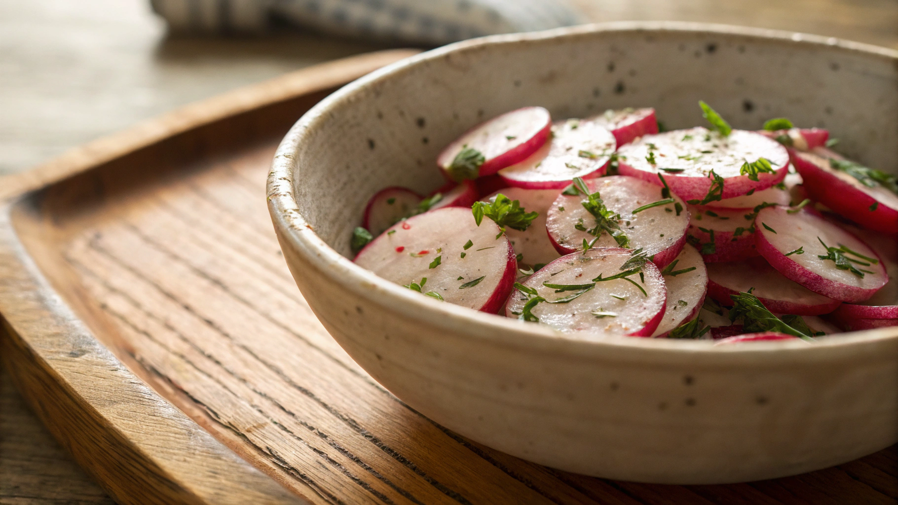 Keto Butter Mustard Radishes
