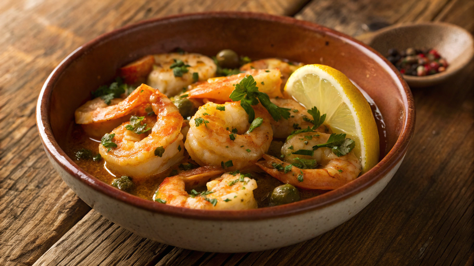 Keto Buttery Jumbo Paprika Shrimp