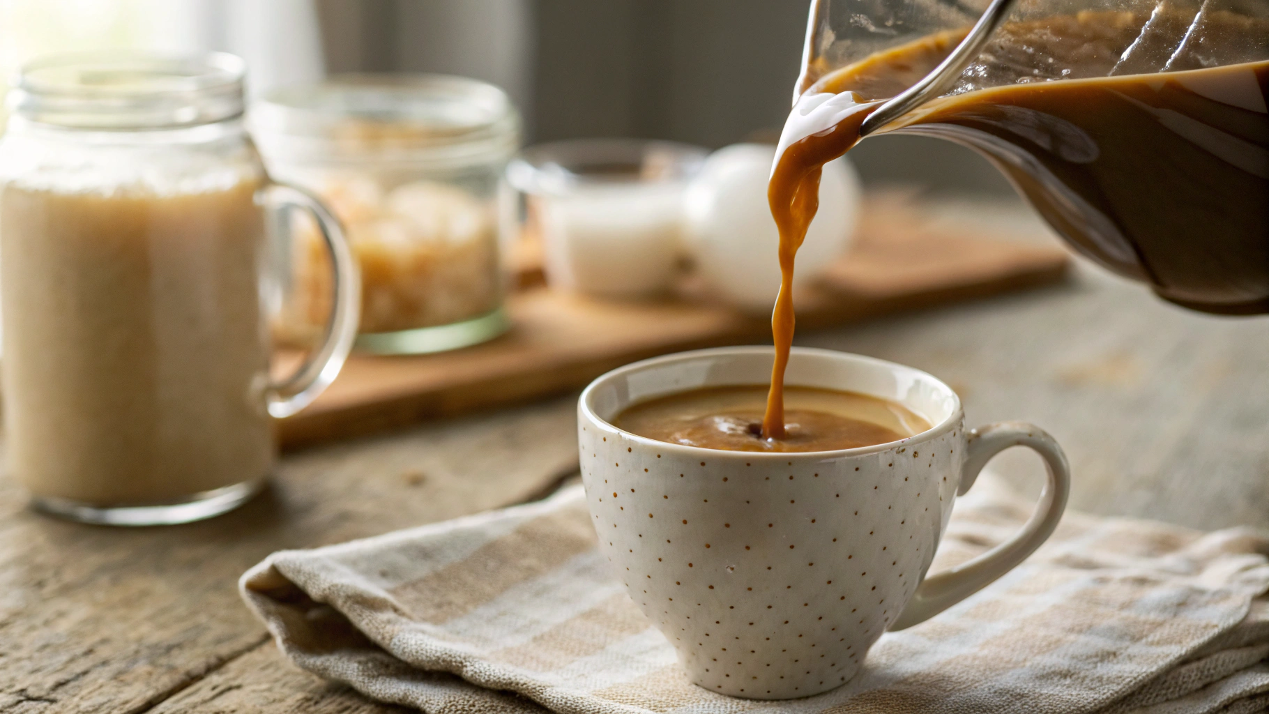 Keto Caramel Coffee Creamer