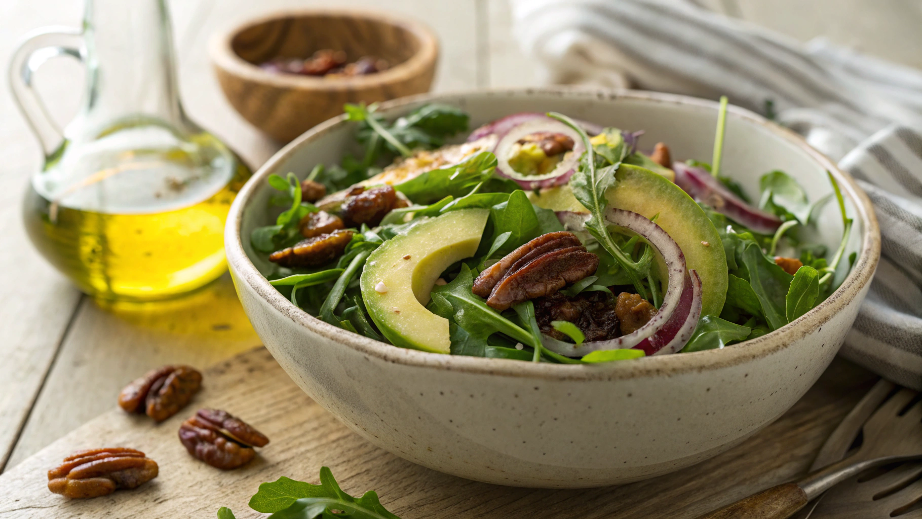 Keto Caramelized Onion And Avocado Salad