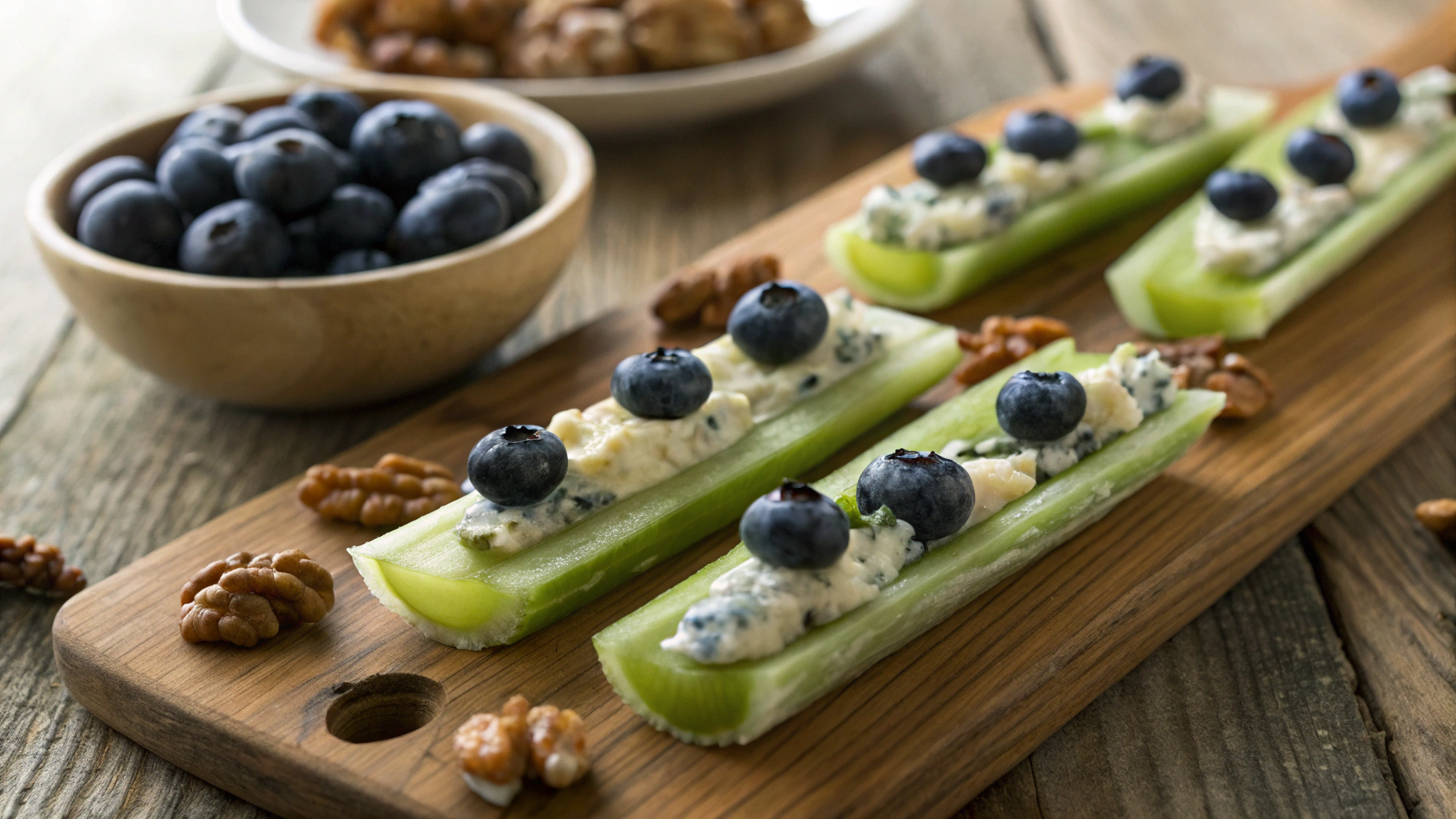 Keto Celery And Blue Cheese Sticks