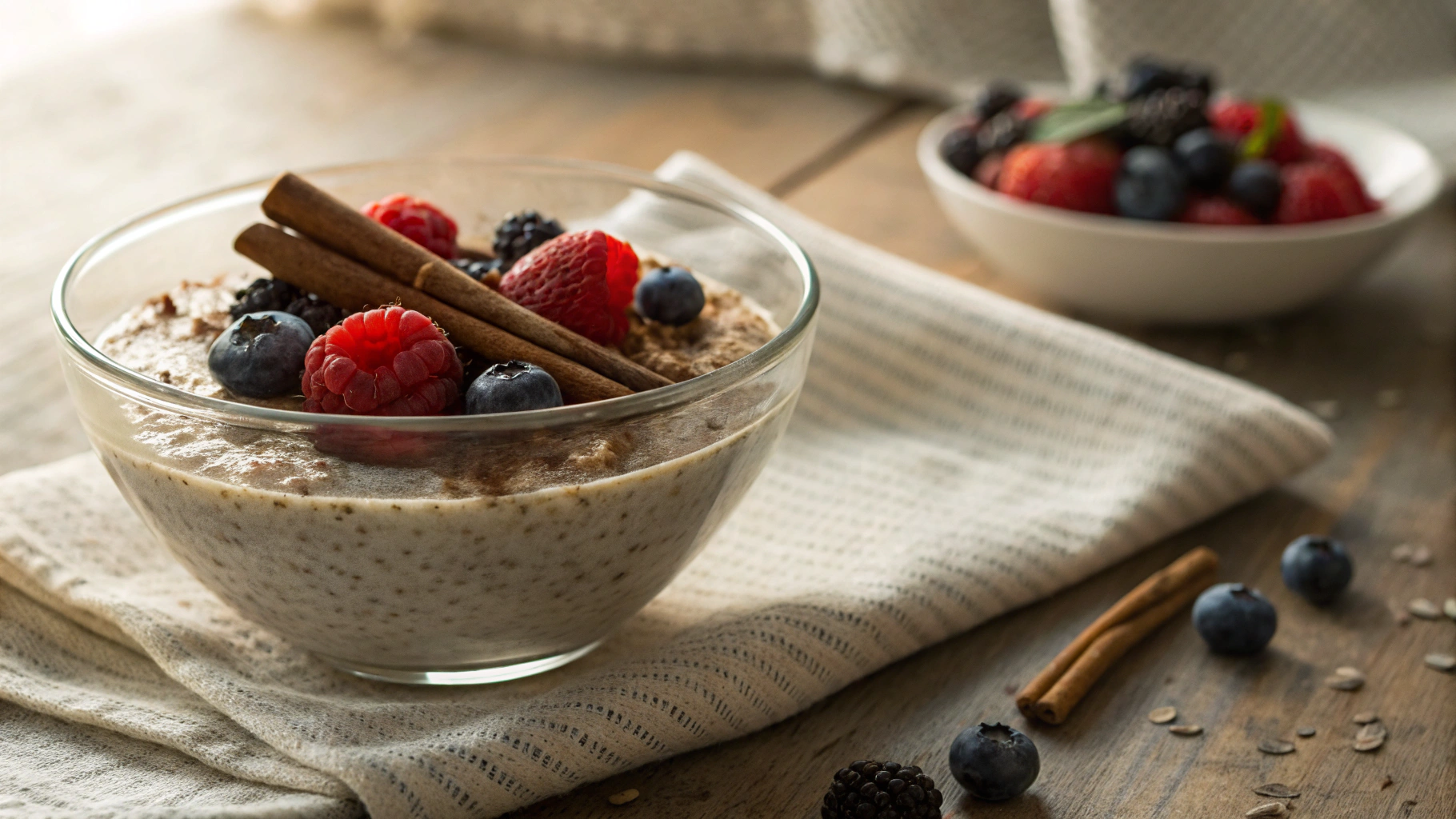 Keto Chai Chia Custard