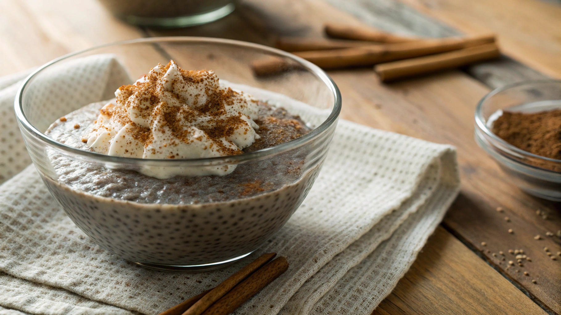 Keto Chai Chia Pudding