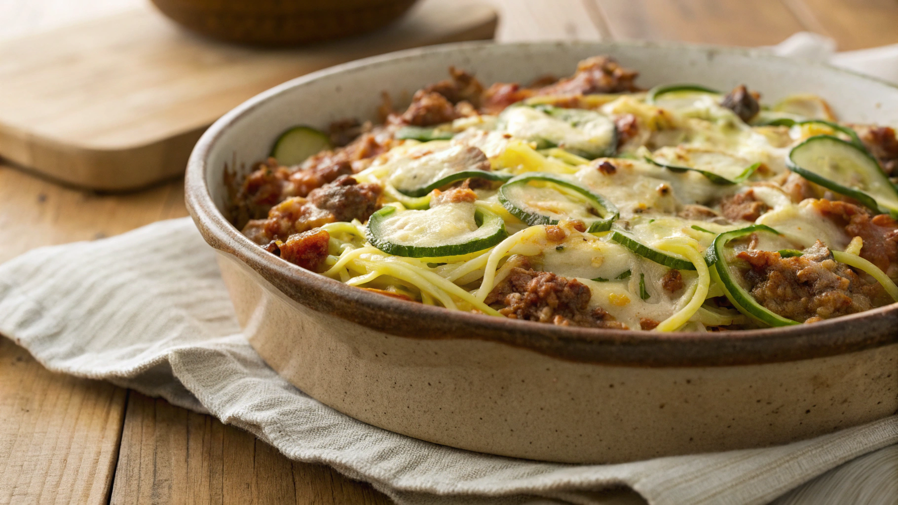 Keto Cheese And Bacon Summer Pot Luck Casserole