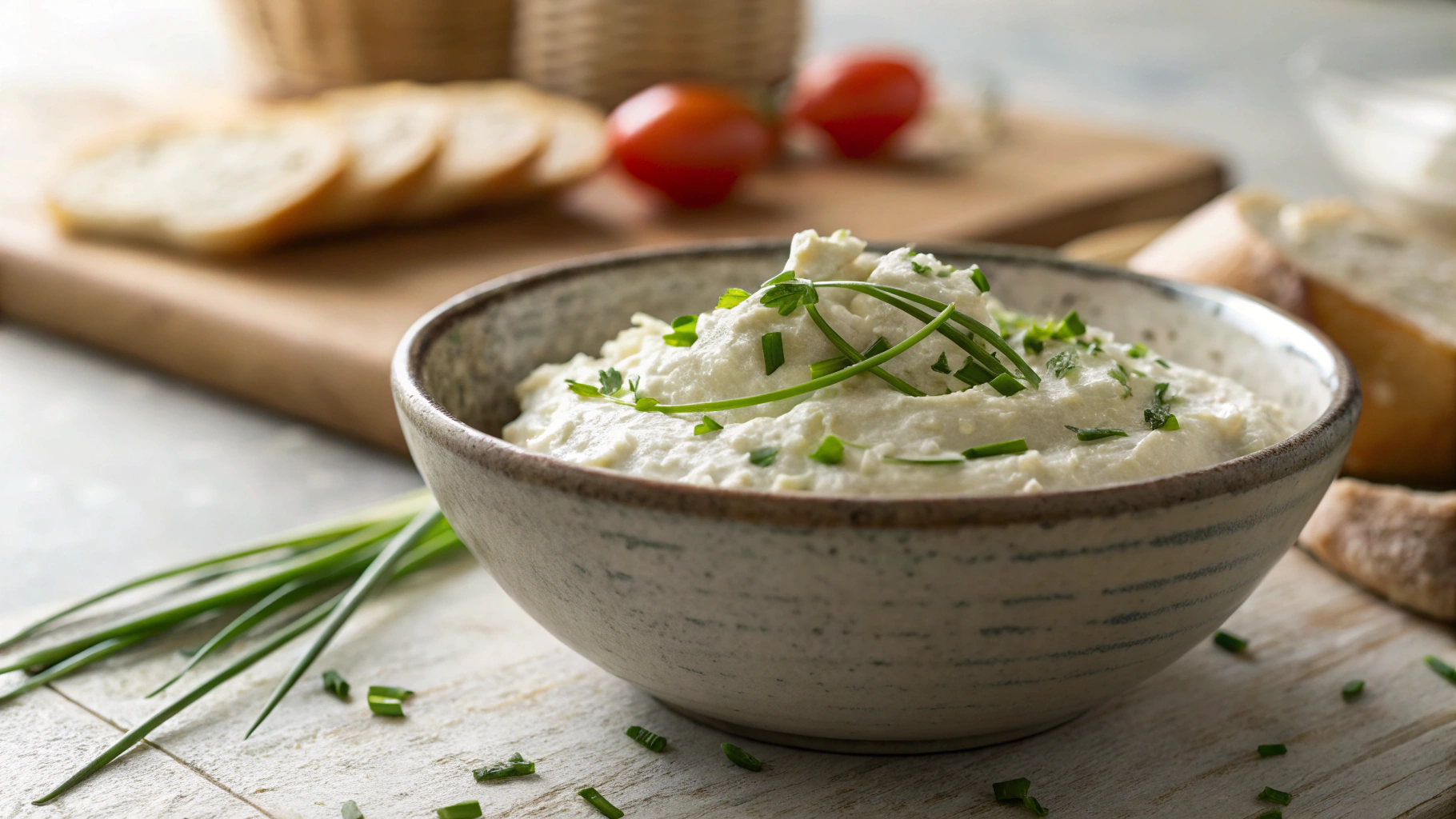 Keto Cheese and Chive Dip