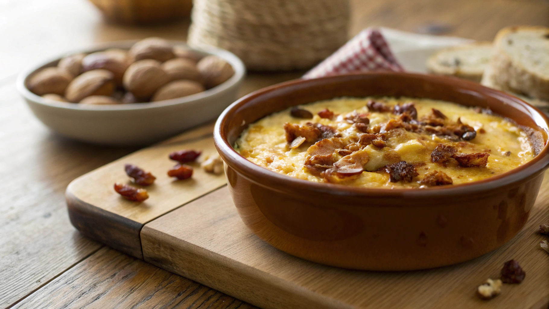 Keto Cheese and Pancetta Dip