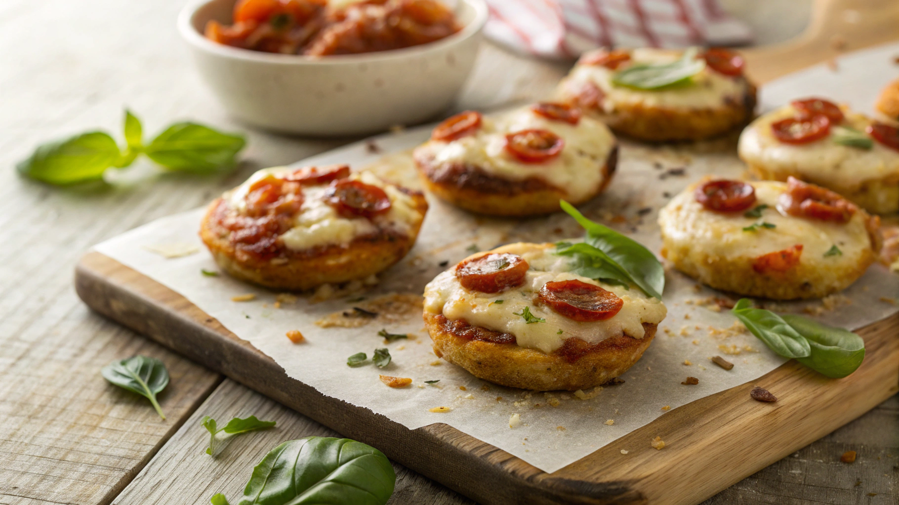 Keto Cheese and Spicy Chorizo Stuffed Pizza Bites