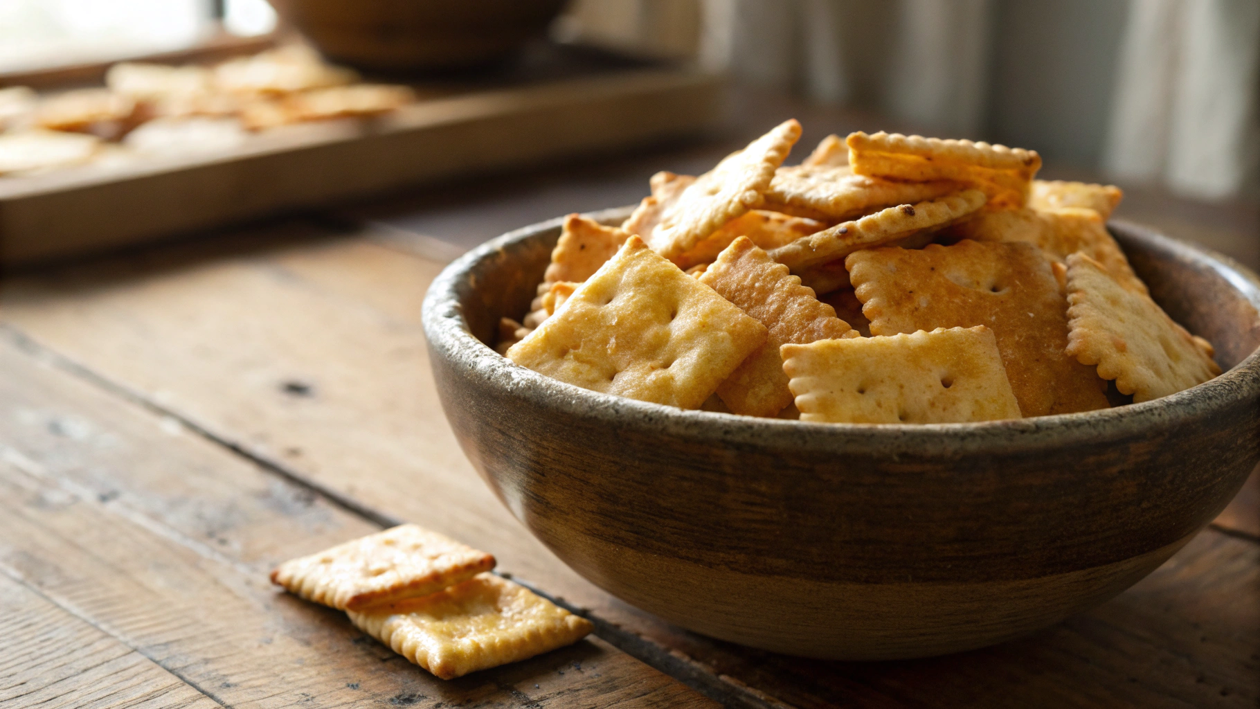 Keto Cheese Crackers