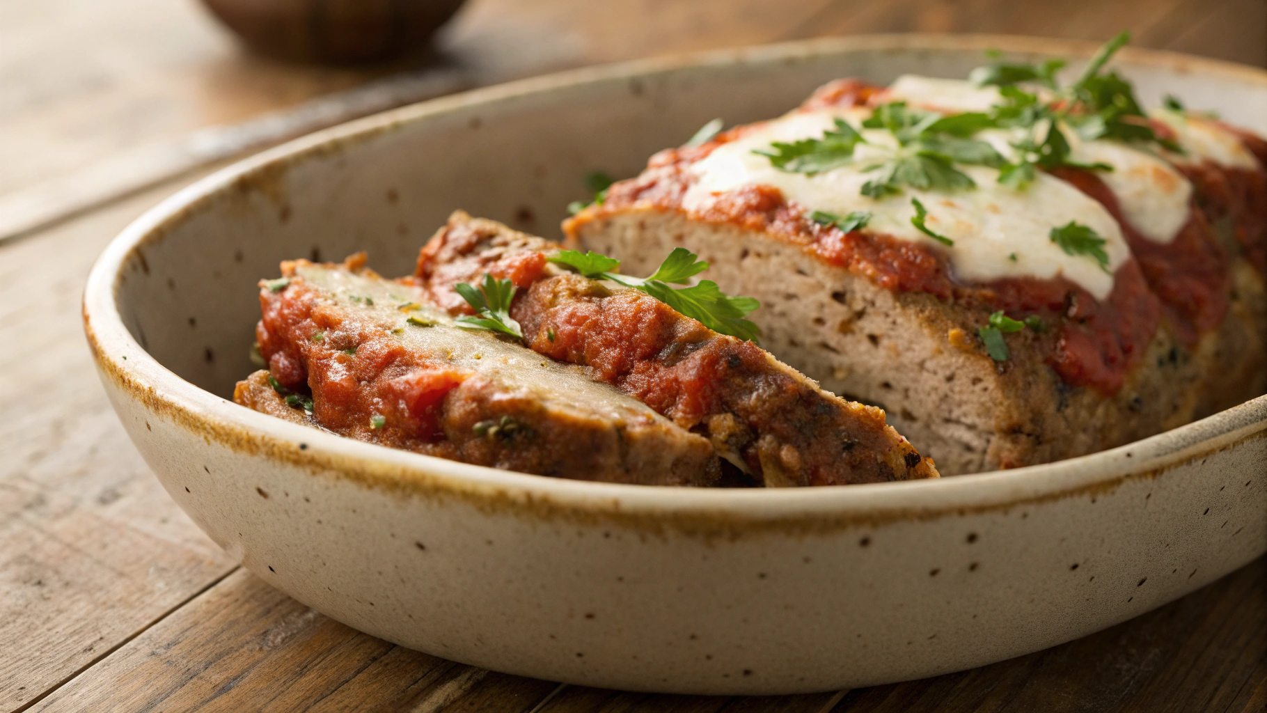 Keto Cheese Stuffed Turkey Meatloaf