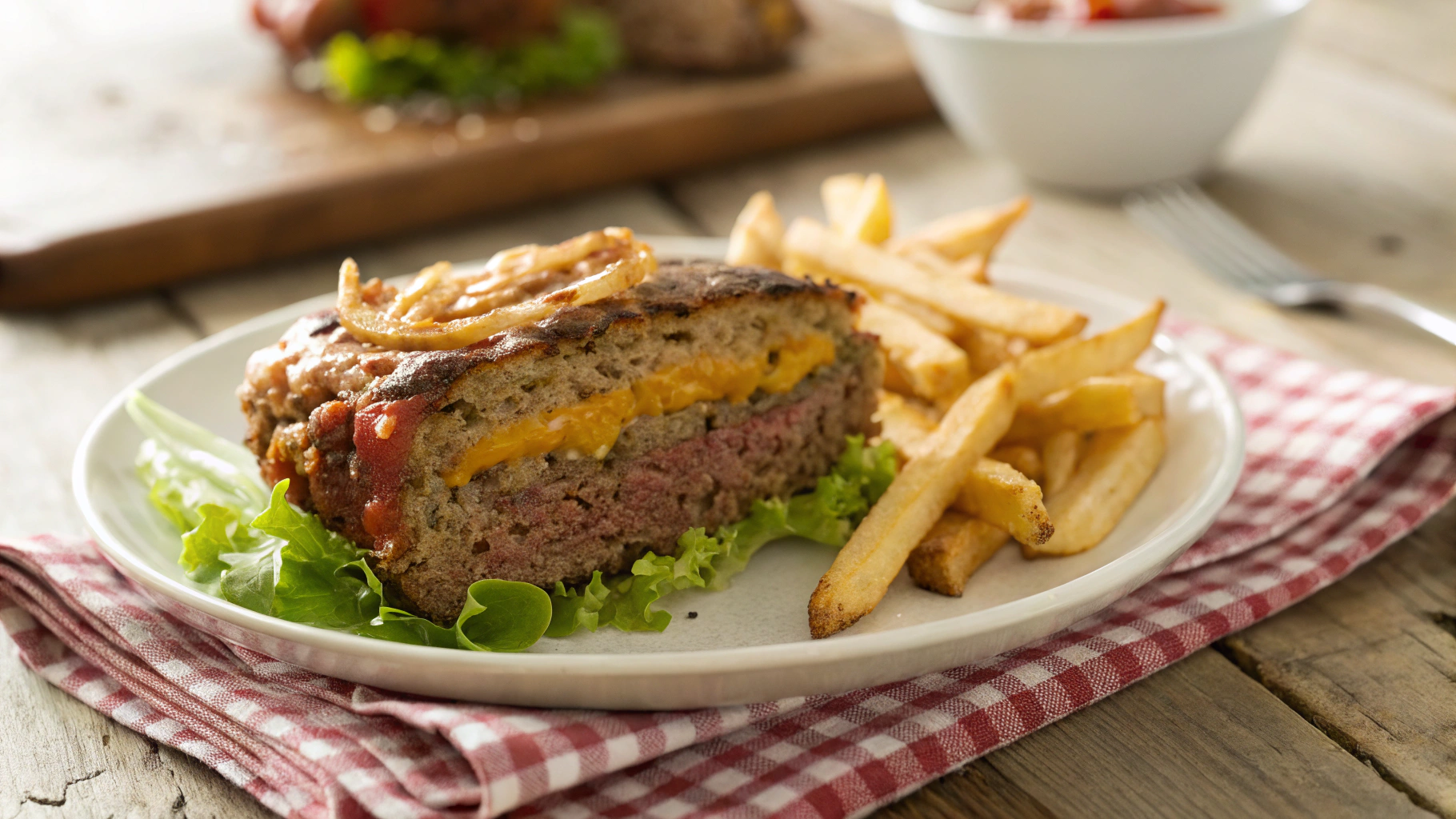 Keto Cheeseburger Meatloaf