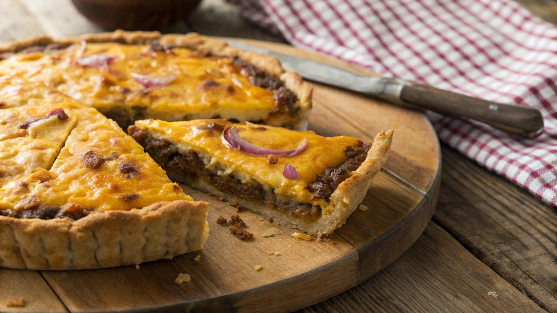 Keto Cheeseburger Pie
