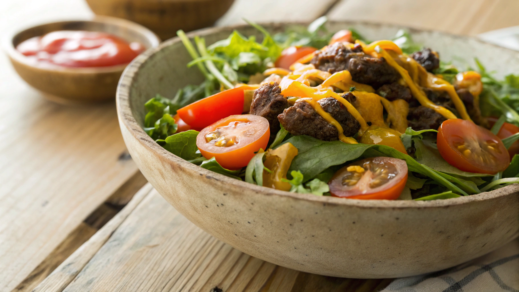 Keto Cheeseburger Salad