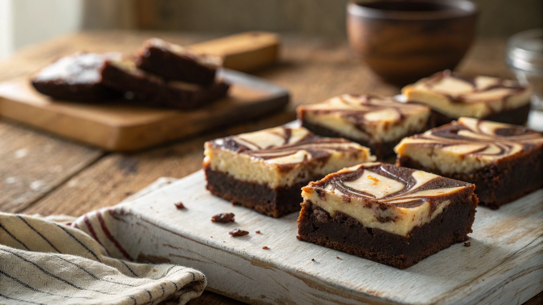 Keto Cheesecake Swirl Brownies