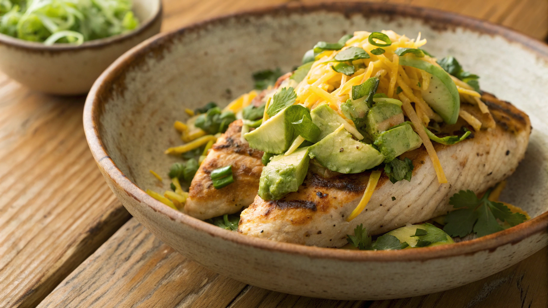 Keto Cheesy Avocado Chicken