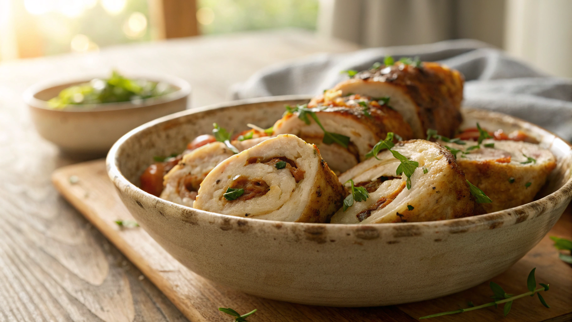 Keto Cheesy Bacon Ranch Turkey Rolls