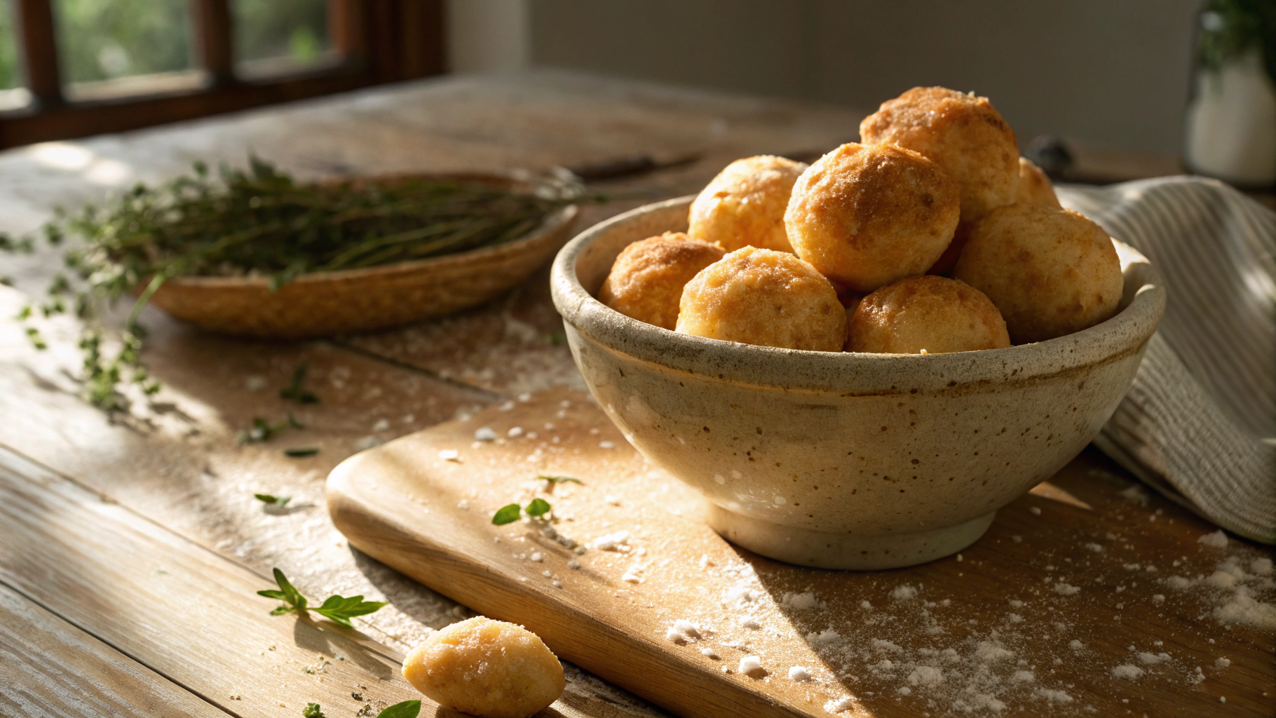 Keto Cheesy Cheddar Puffs