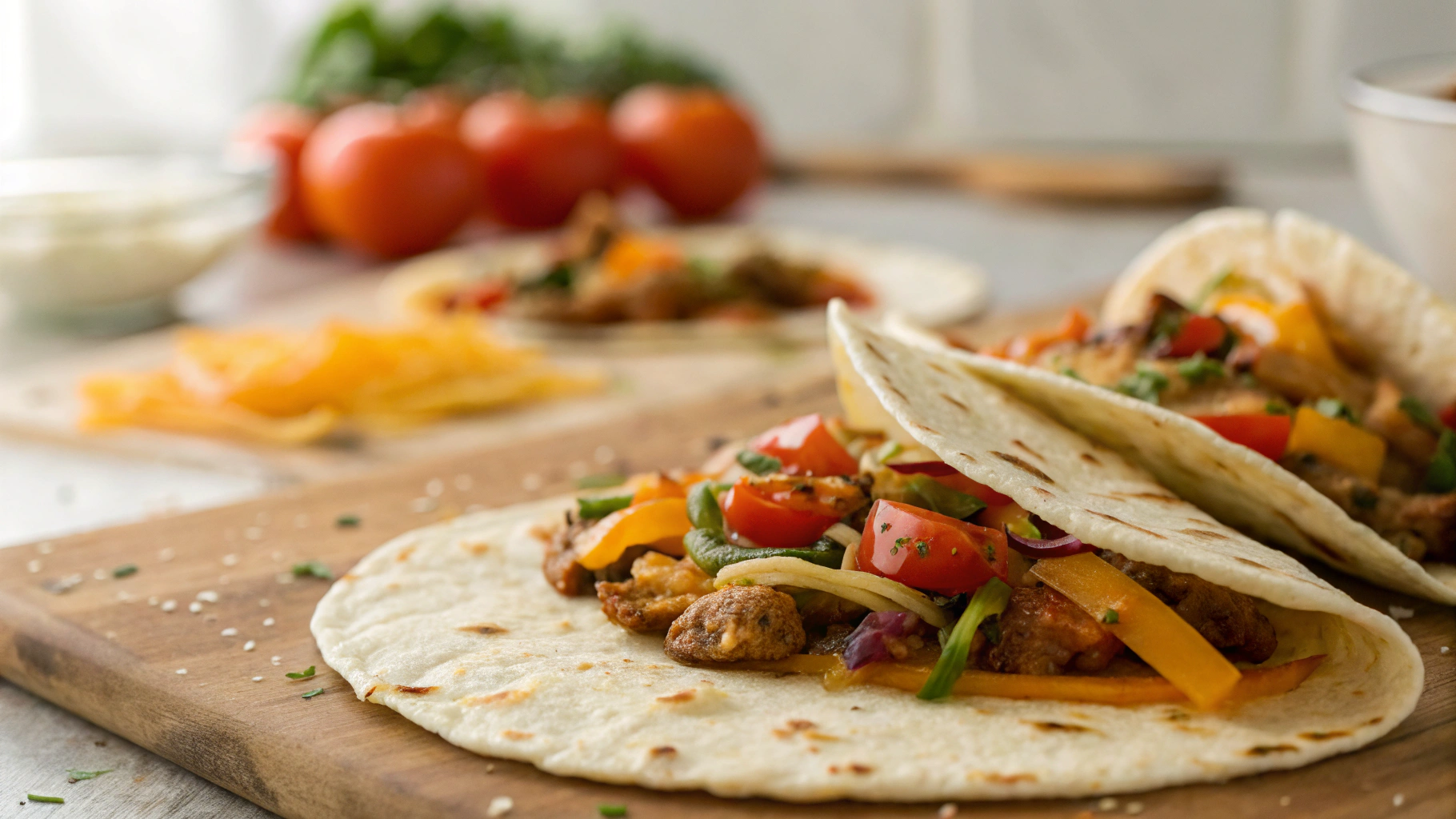 Keto Cheesy Garlic Tortillas