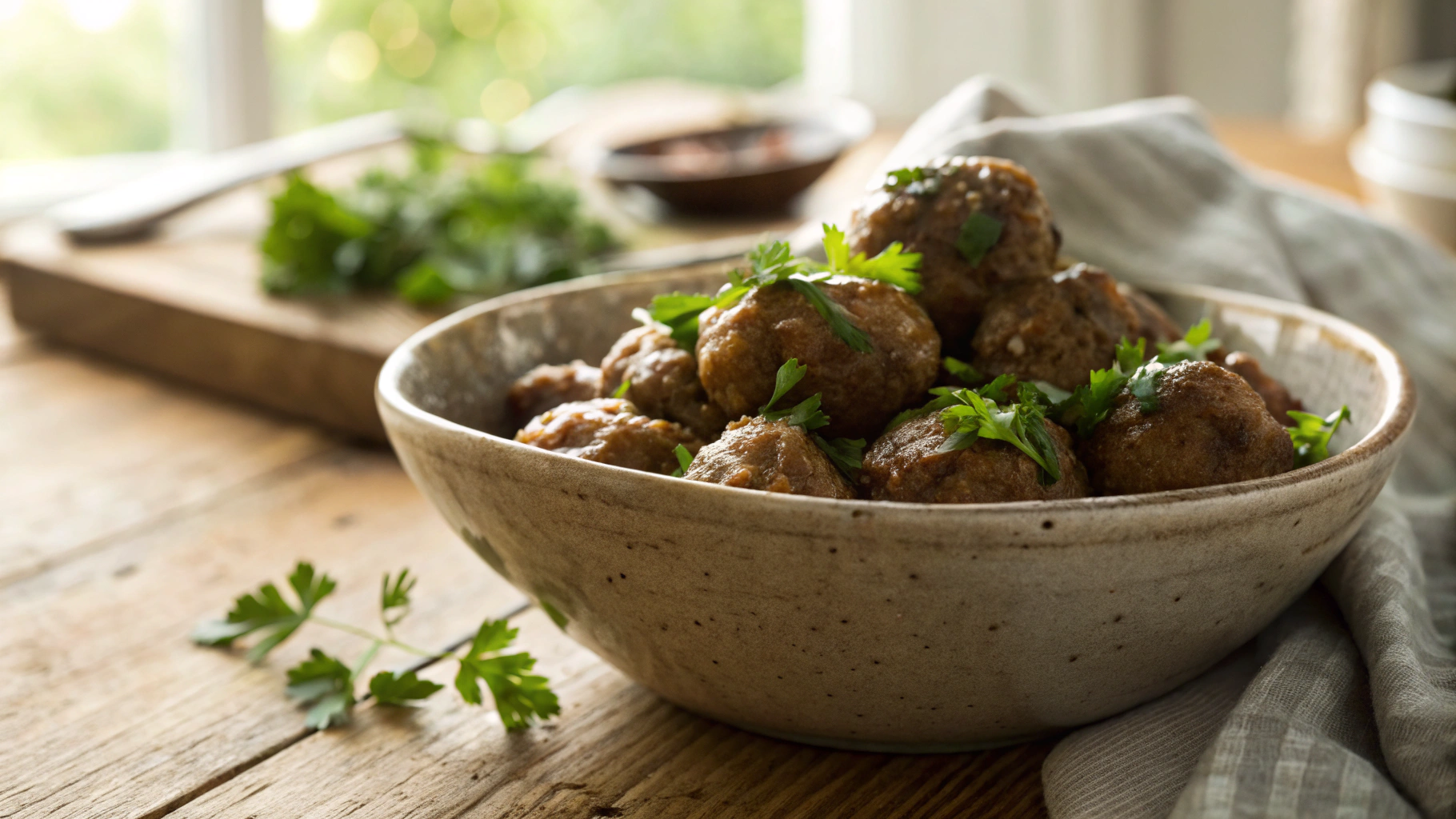 Keto Cheesy Swedish Meatball Skillet
