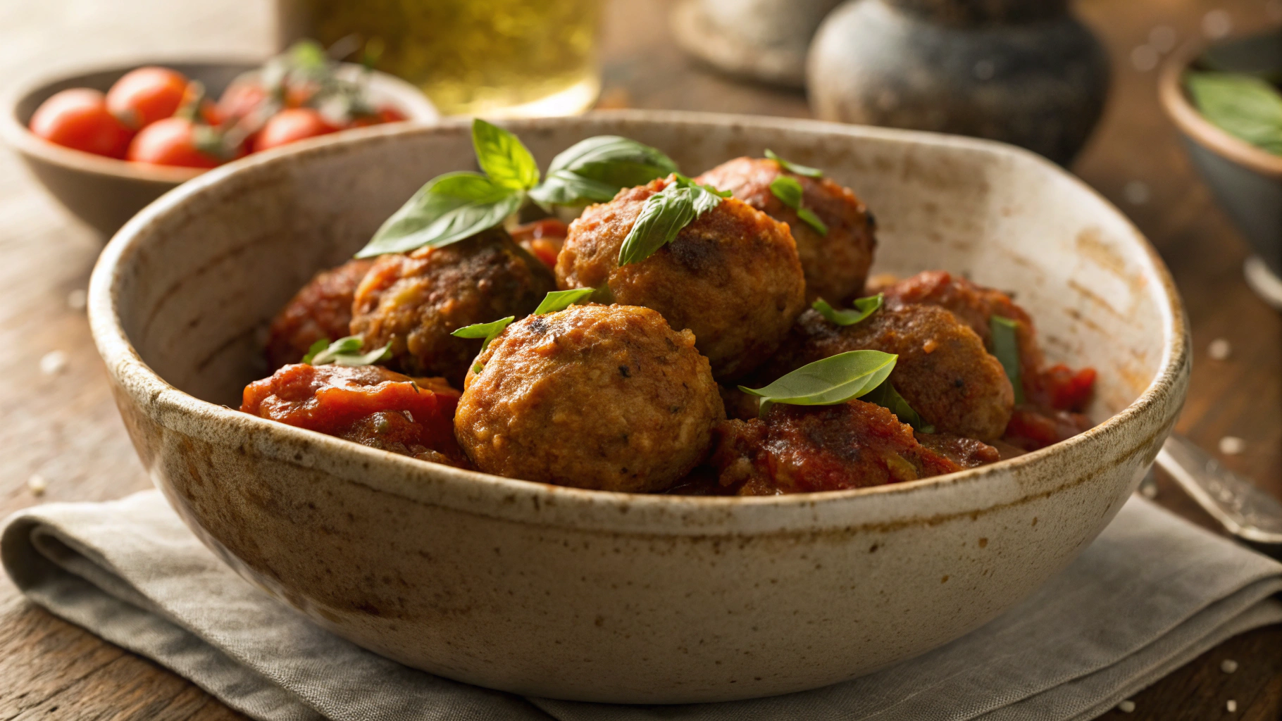 Keto Cheesy Turkey and Chorizo Meatballs