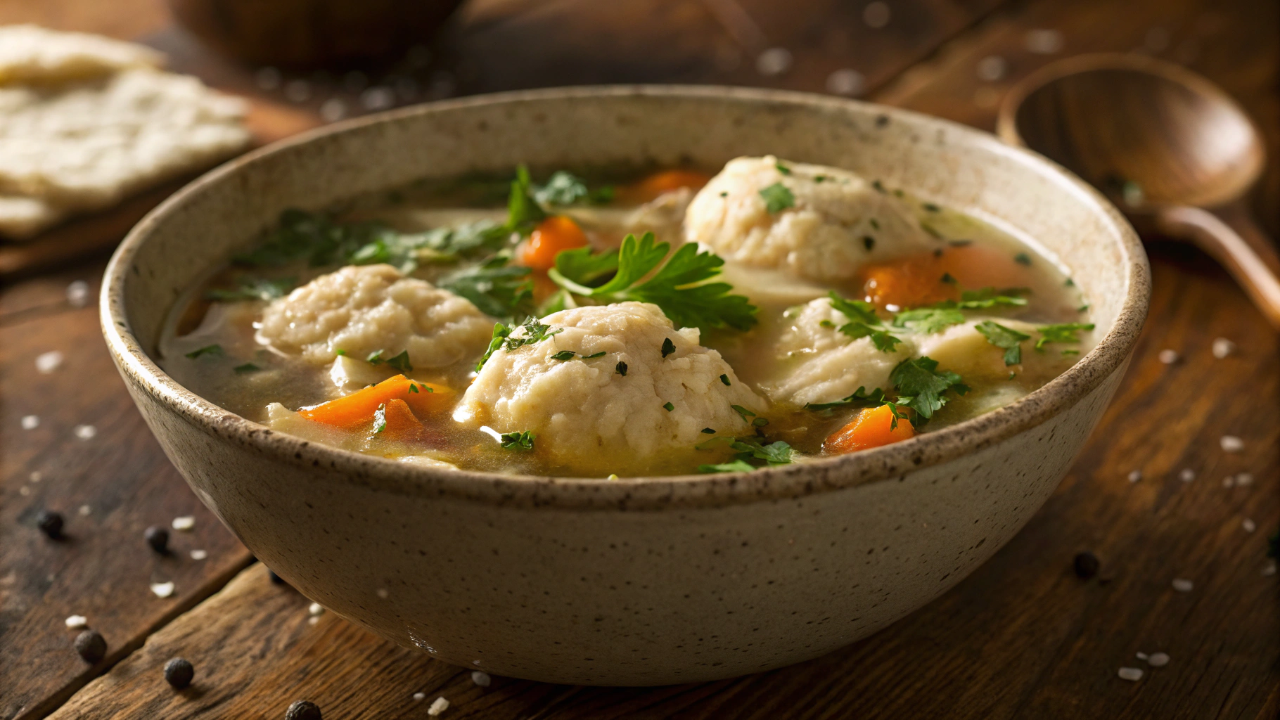 Keto Chicken and Dumpling Soup