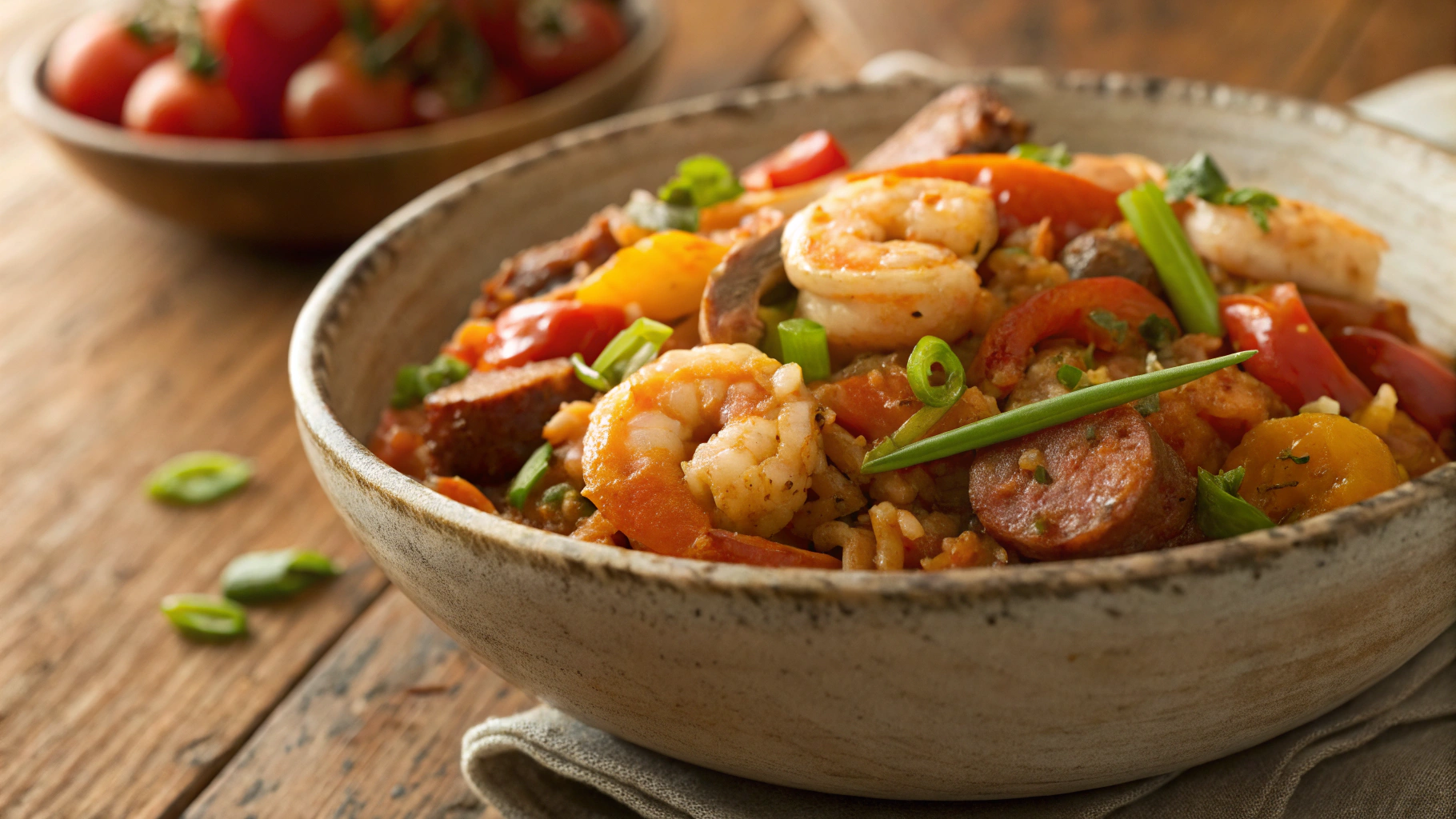 Keto Chicken and Sausage Jambalaya