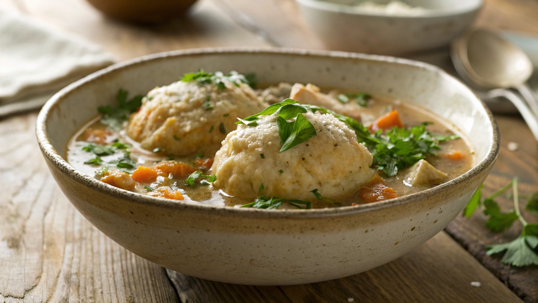 Low Carb Chicken Dumpling Stew