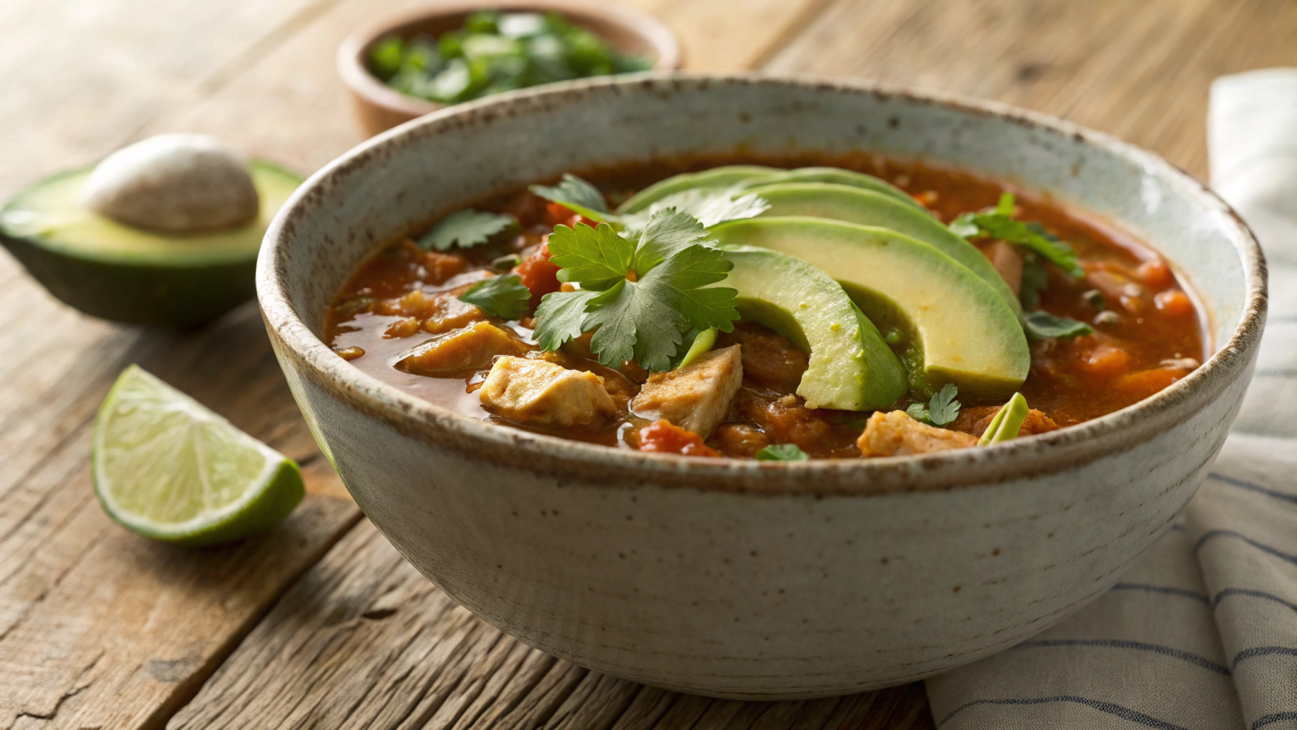 Keto Chicken Taco Soup