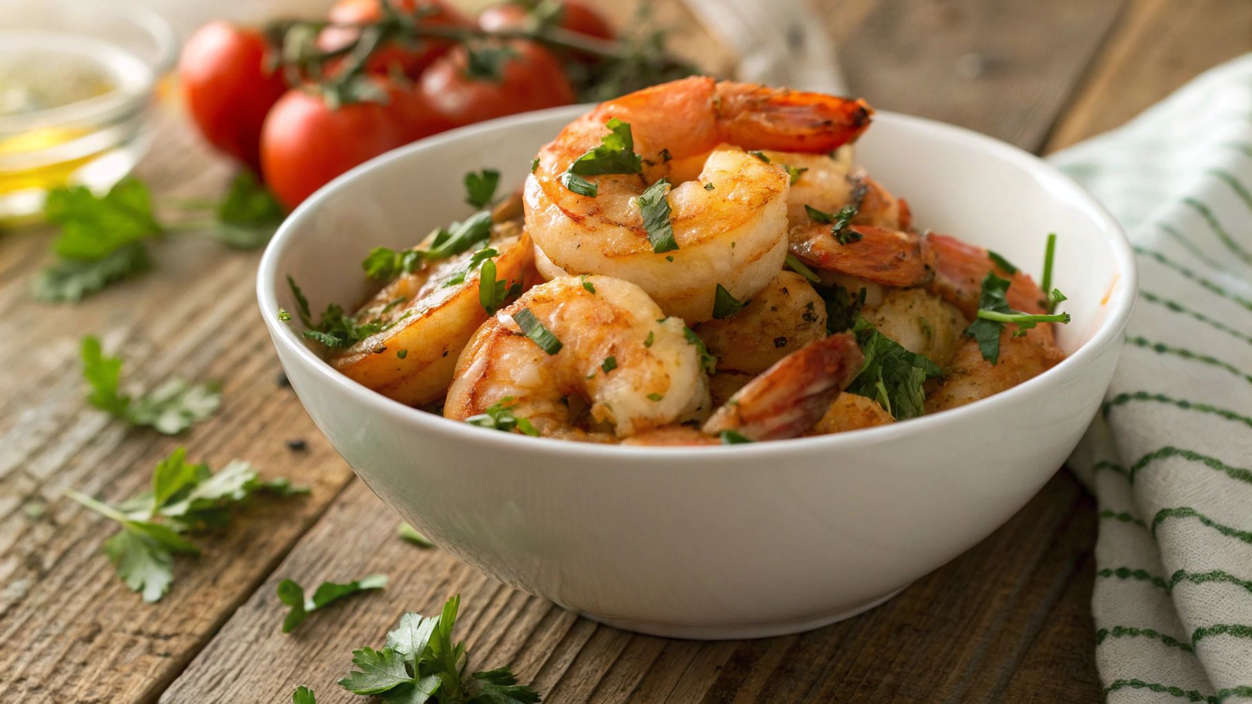 Keto Chili Lime Air Fryer Shrimp