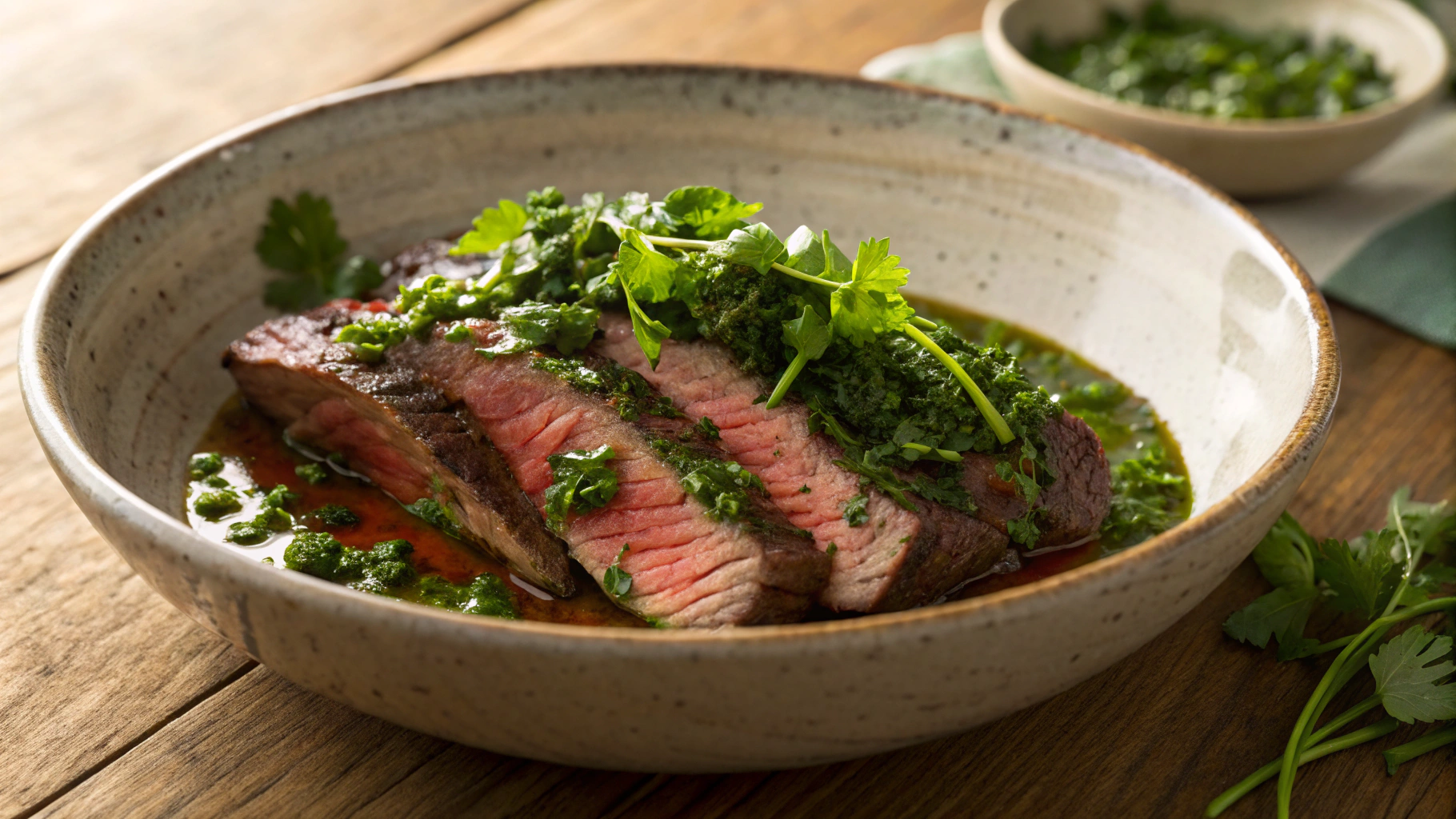 Keto Chimichurri Flank Steak