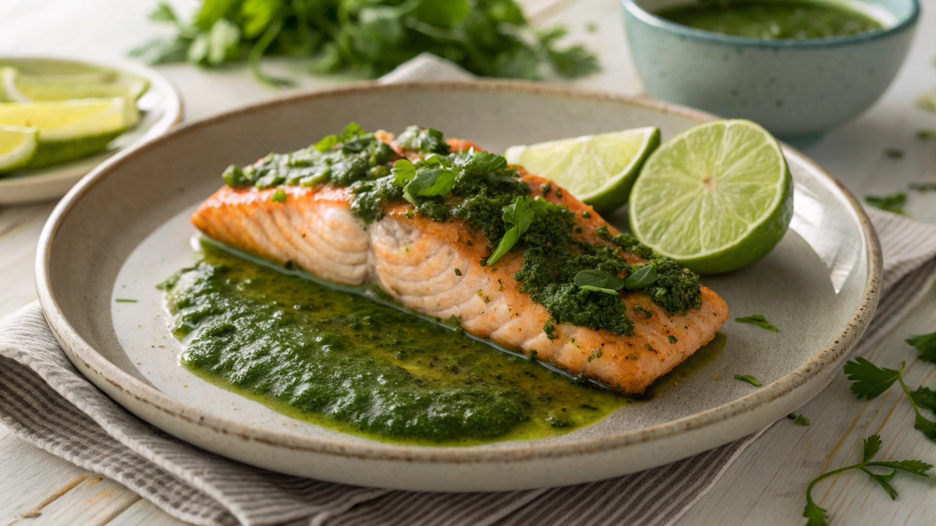 Keto Chimichurri Salmon