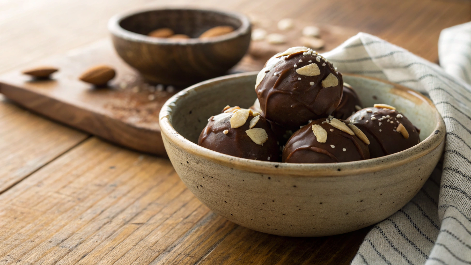 Keto Chocolate Almond Butter Fat Bombs