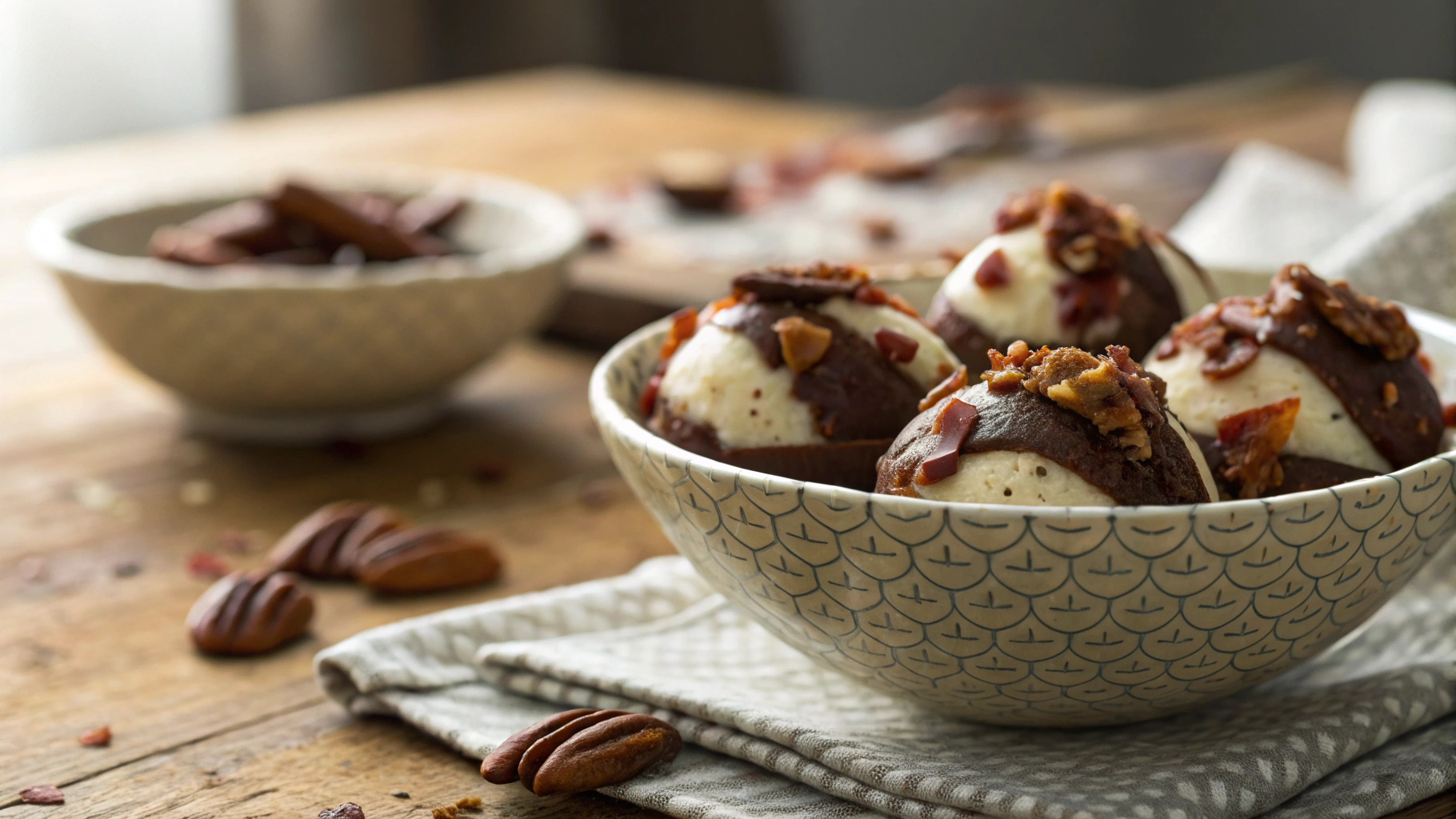 Keto Chocolate and Bacon Fat Bombs