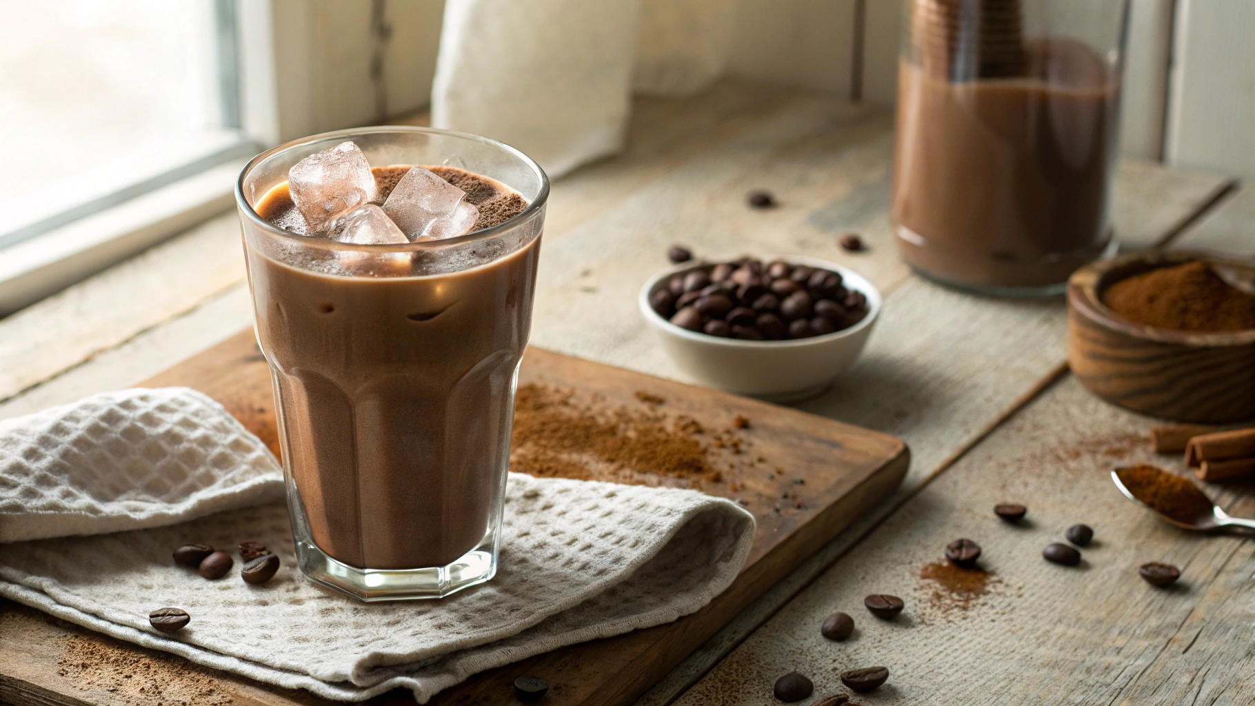 Keto Chocolate Butter Coffee Protein Shake