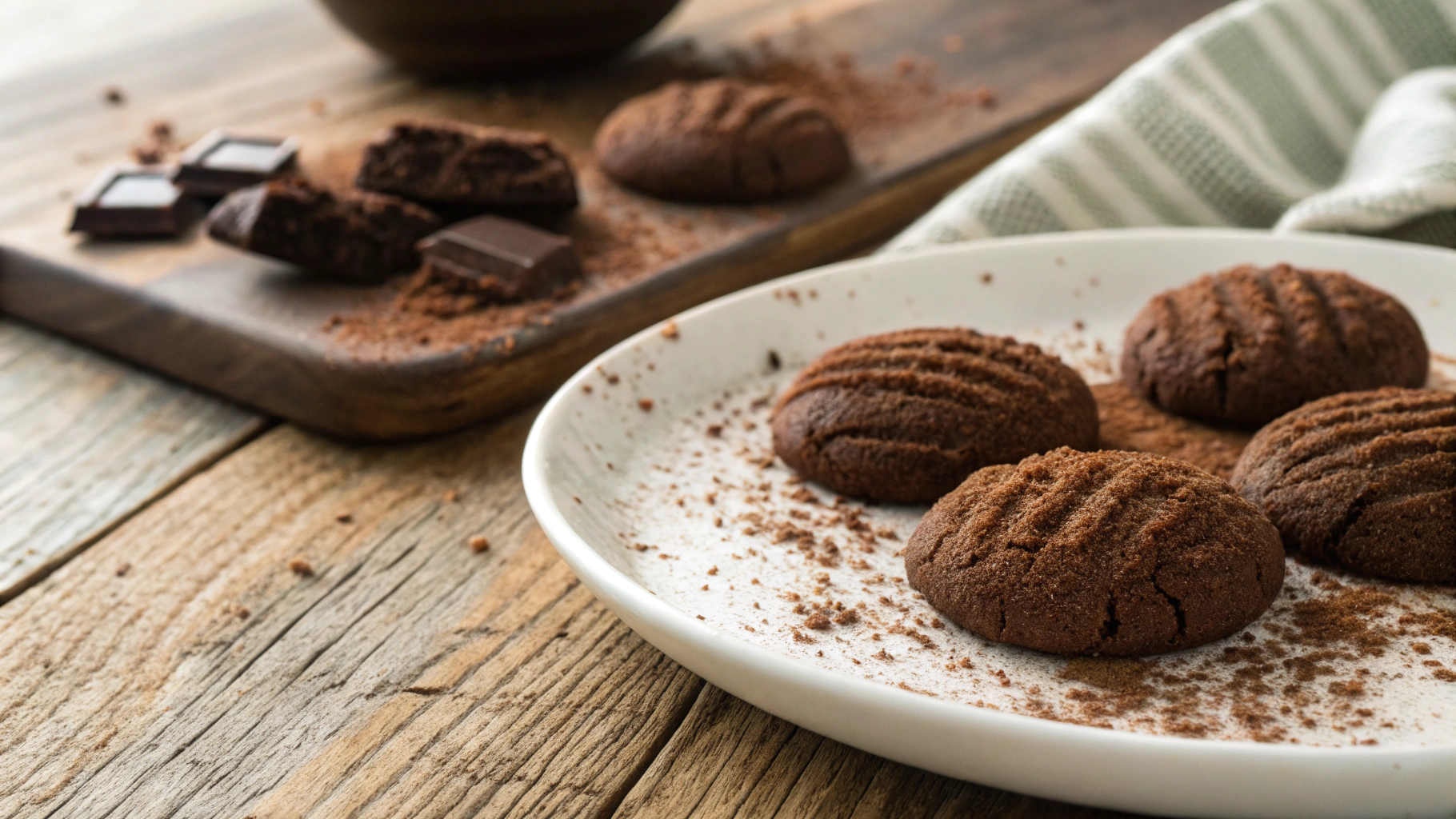 Keto Chocolate Butter Cookies