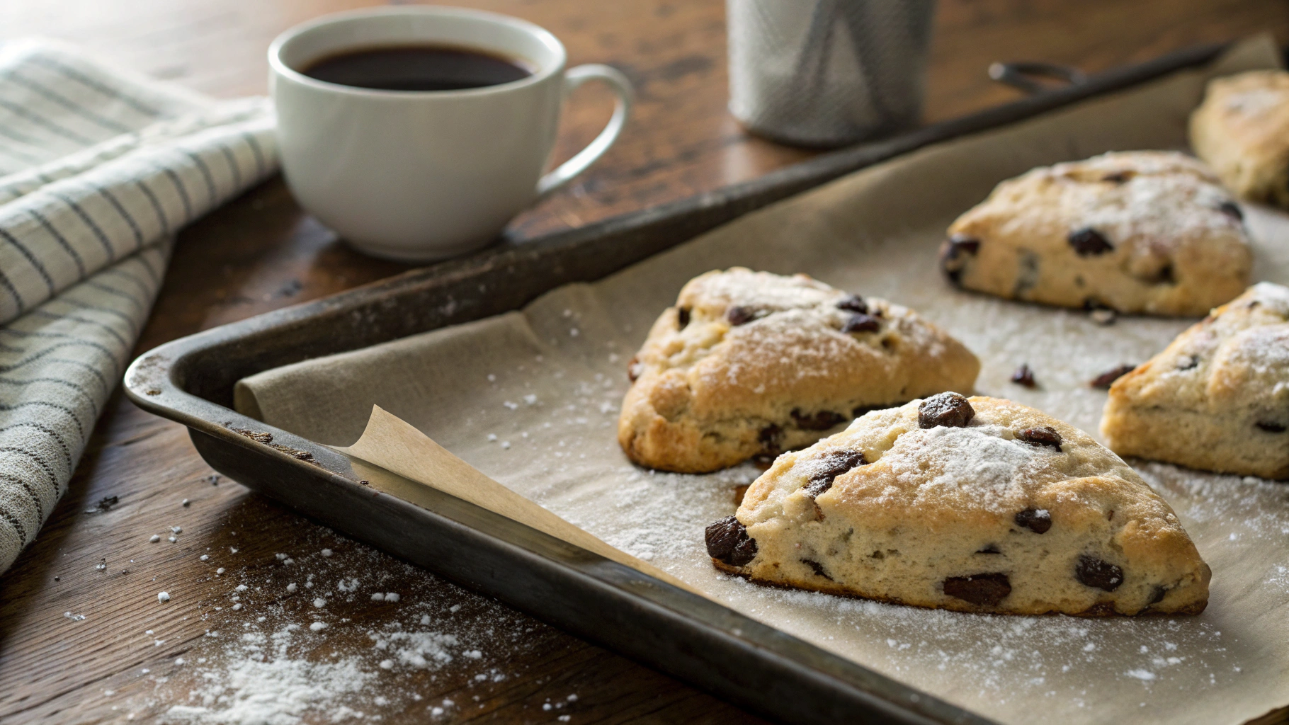 Keto Chocolate Chip Scones
