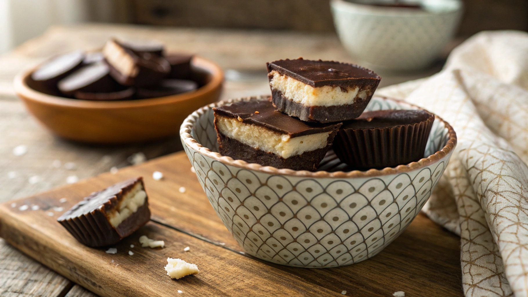 Keto Chocolate Coconut Butter Cups