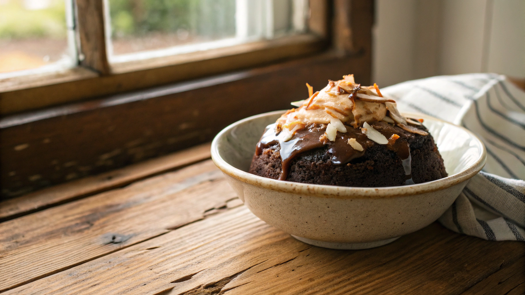 Keto Chocolate Coconut Mug Cake