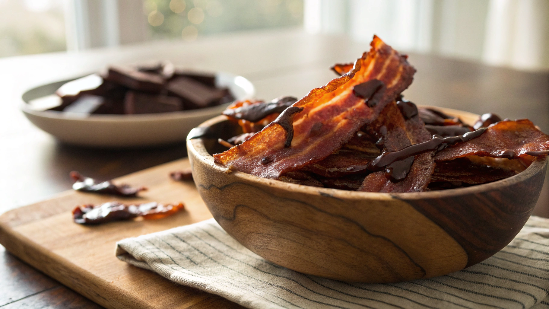 Keto Chocolate Covered Bacon