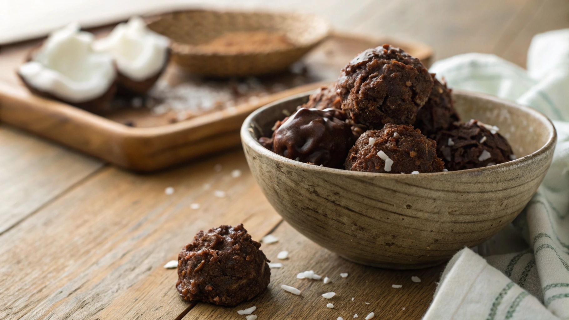 Keto Chocolate, Cranberry and Coconut Haystacks