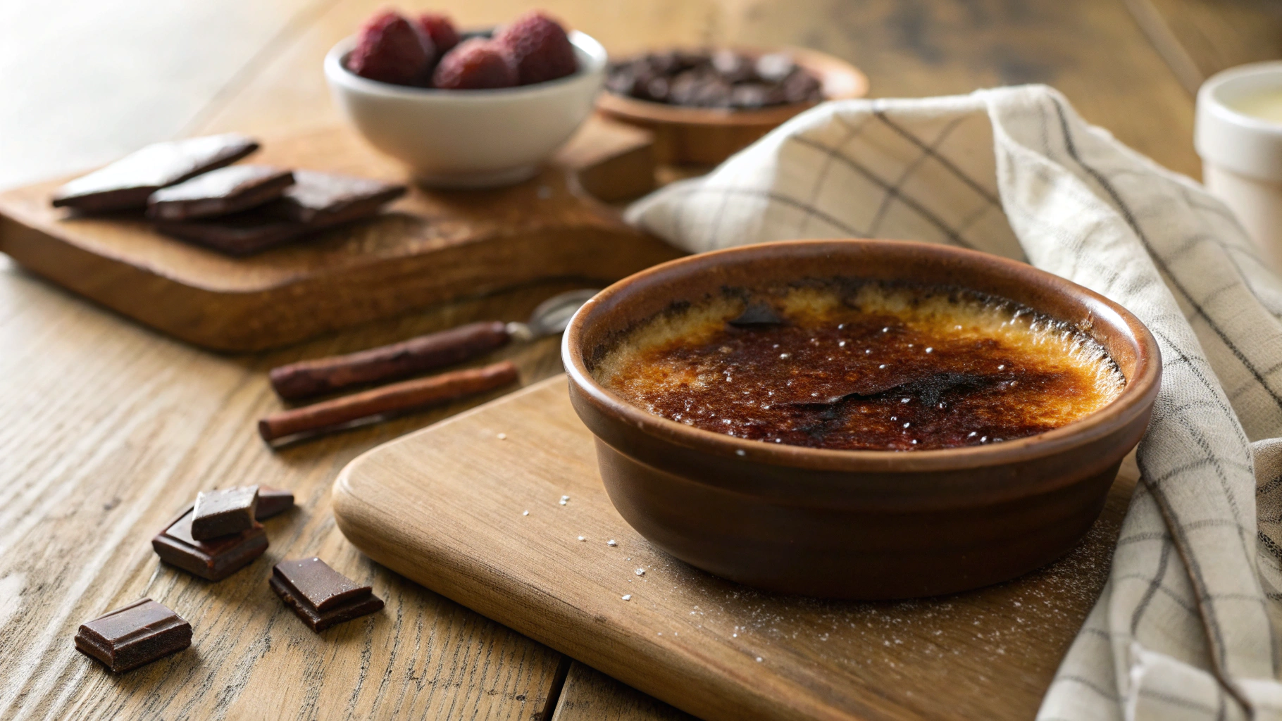 Keto Chocolate Creme Brulee
