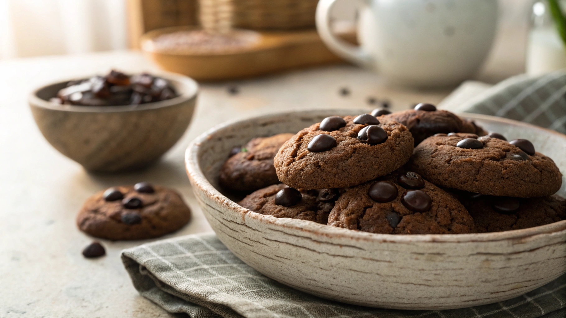 Keto Chocolate Espresso Cookies
