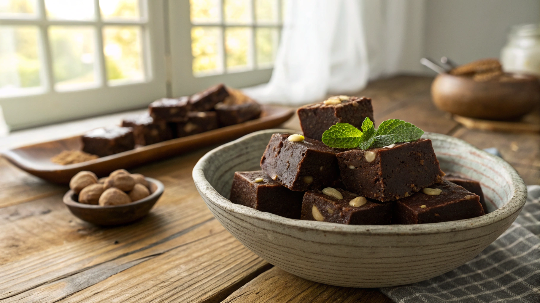 Keto Chocolate Ginger Fudge