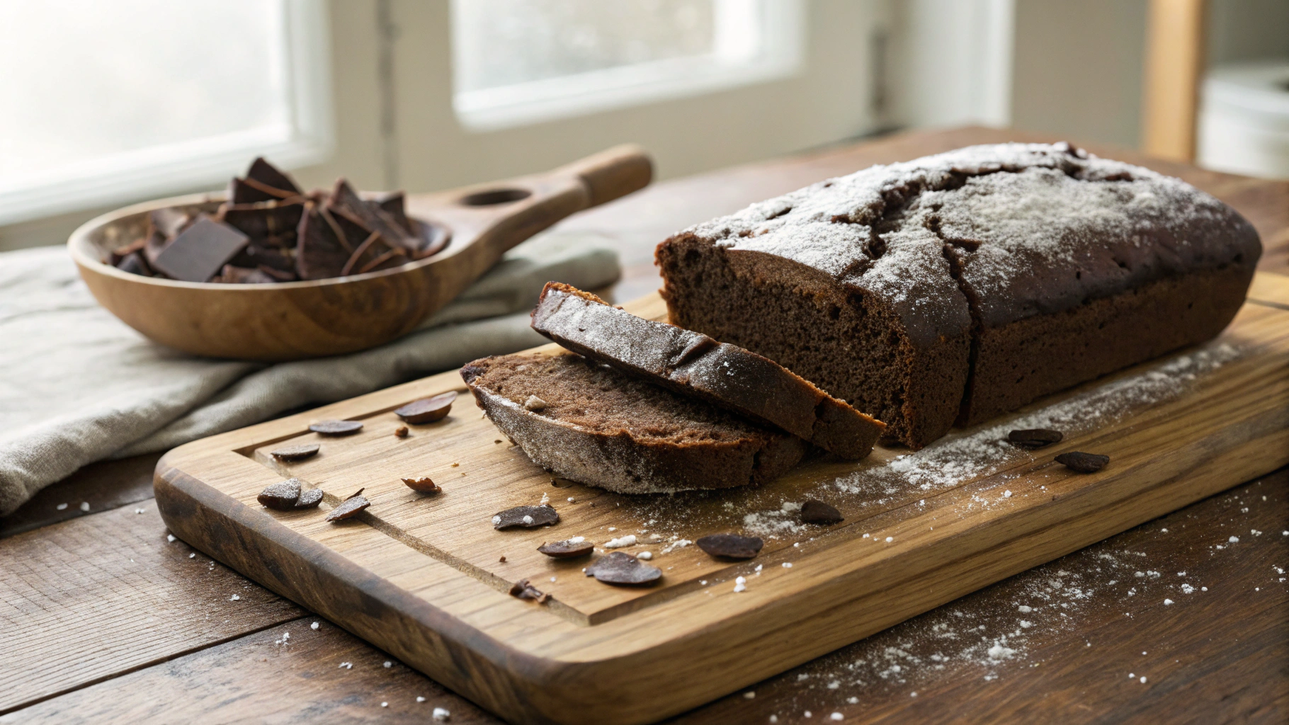 Keto Chocolate Loaf Bread