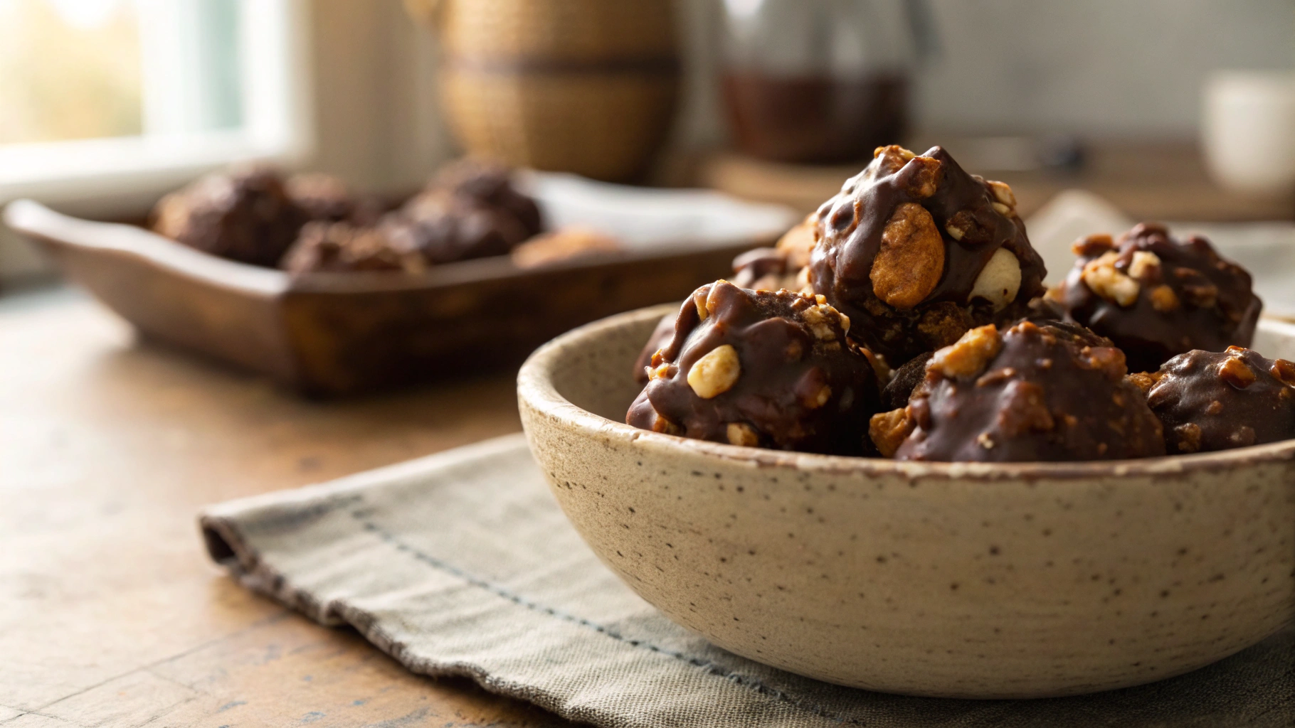 Keto Chocolate Nut Clusters