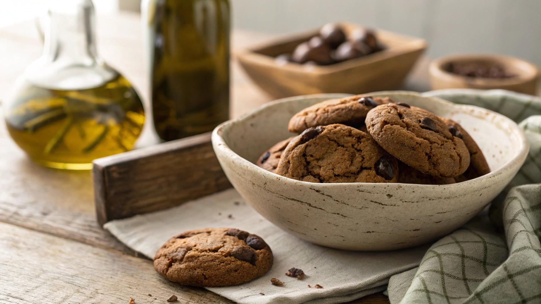 Keto Chocolate Olive Oil Cookies