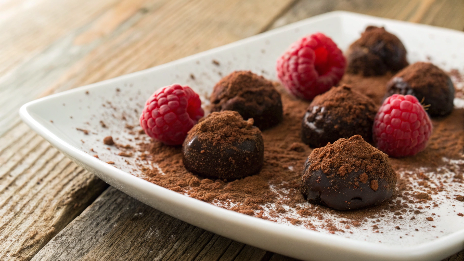 Keto Chocolate Raspberry Clusters