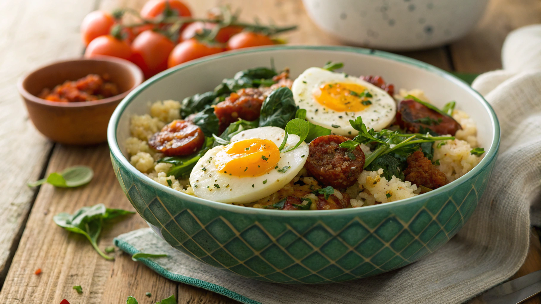 Keto Chorizo And Cauliflower Breakfast Hash