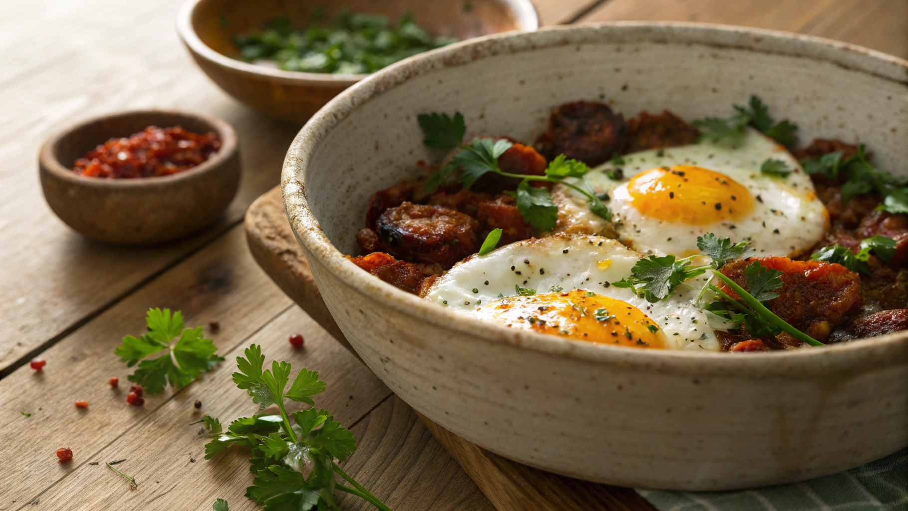 Keto Chorizo and Egg Plate
