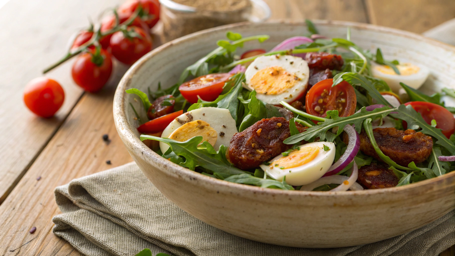 Keto Chorizo and Egg Salad