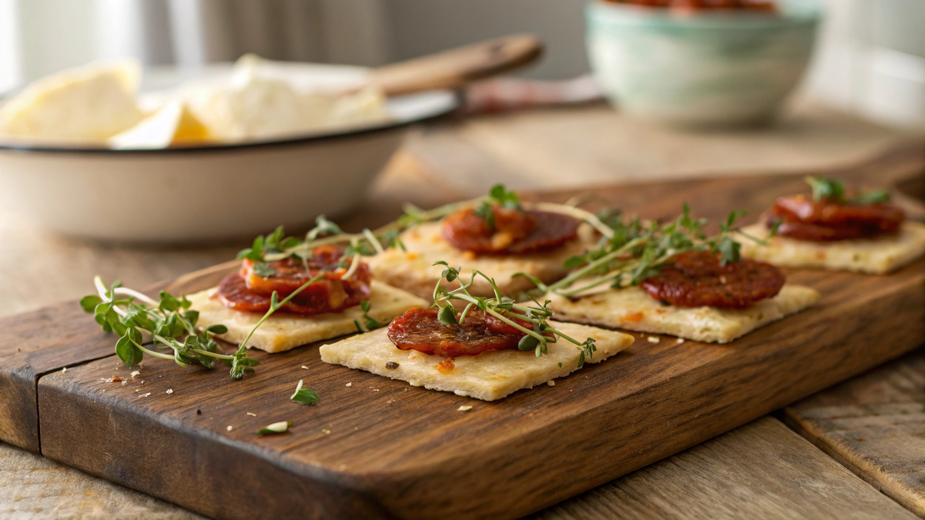Keto Chorizo And Manchego Crisps